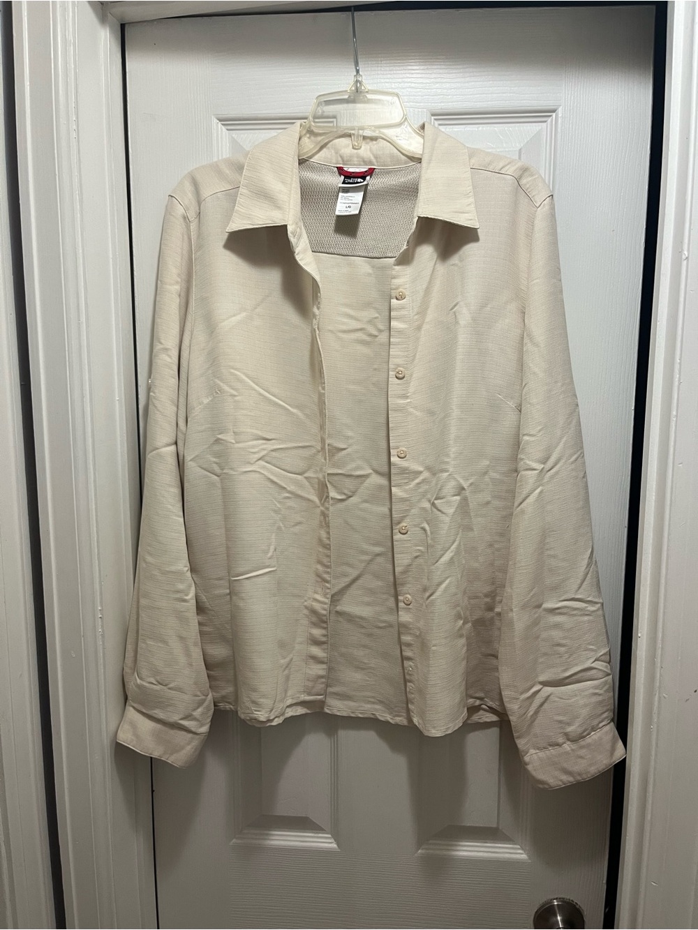North Face Cream Button-Up Shirt